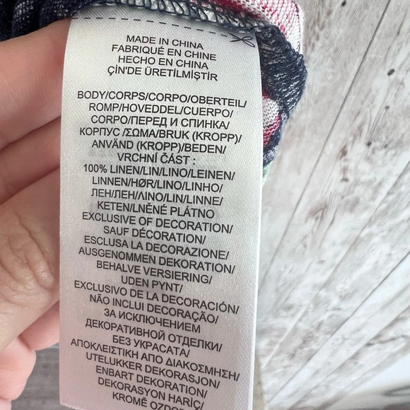 Ralph Lauren Linen Tropical Tank Top - Picture 4 of 4